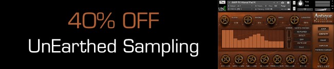 Banner UnEarthed Sampling Sale - 50% OFF