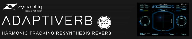 Banner Zynaptiq - 43% Off Adaptiverb