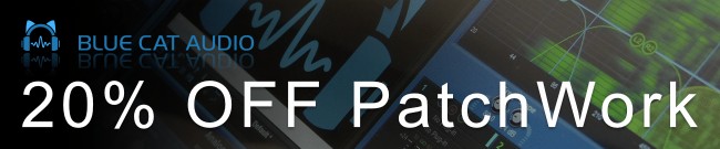 Banner Blue Cat Audio - PatchWork - 20% Off