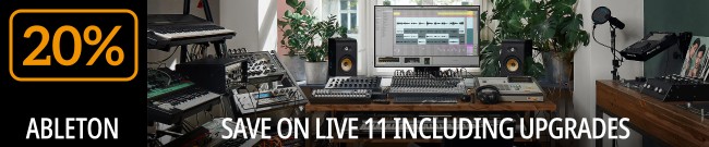 Banner Ableton Sale - 20% OFF Live