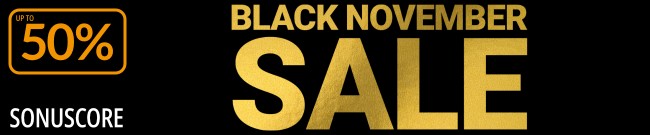 Banner Sonuscore - Black November Sale