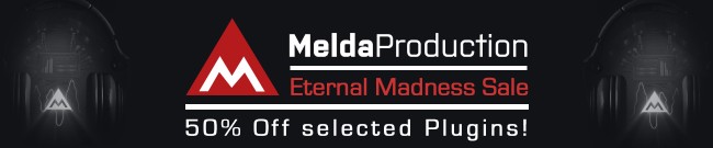 Banner MeldaProduction - Eternal Madness Sale