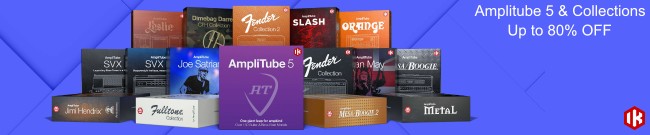 Banner IKM - Amplitube 5 & Collections - Up to 80% OFF