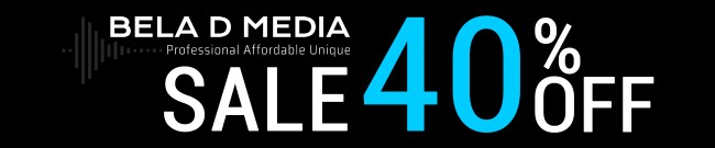 Banner Bela D Media - Vocal Tools Sale - 40% Off