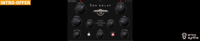 Banner Erica Synths - Zen Delay Virtual - Intro Offer