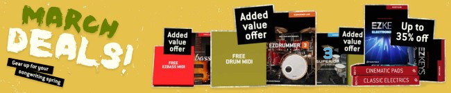 Banner Toontrack March Deals
