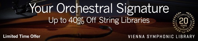 Banner Up to 40% Off VSL String Libraries
