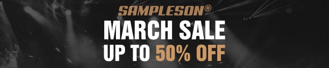 Banner Sampleson March Sale - Up to 50% Off