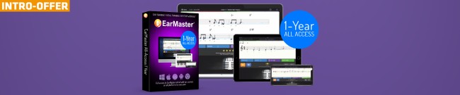 Banner EarMaster 1 Year All Access Pass - Intro Offer