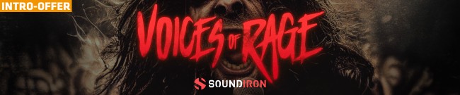 Banner Soundiron - Voices Of Rage - Intro Offer