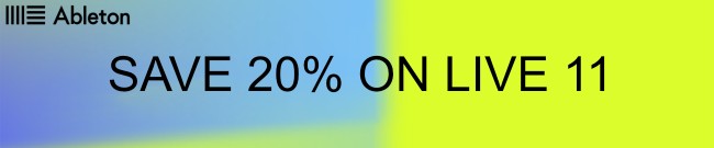 Banner Ableton Live 11 - 20% OFF