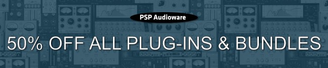 Banner PSP Audioware - 50% OFF