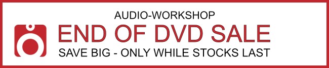 Banner Audioworkshop - End Of DVDs Sale