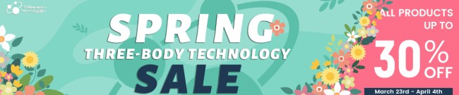 Banner Three-Body Technology - Spring Sale