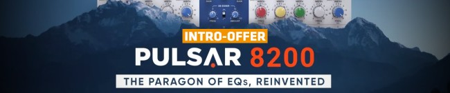 Banner Pulsar Audio - Pulsar 8200 Intro Offer