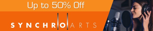 Banner Synchro Arts - Up to 50% OFF