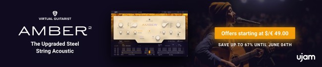 Banner UJAM Virtual Guitarist Amber 2 - Intro Offer