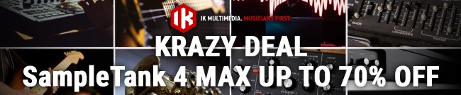 Banner IKM - SampleTank 4 MAX v2 Krazy Deal