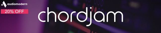 Banner Audiomodern - Chordjam: Version 1.5 Intro Offer