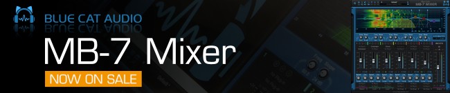 Banner Blue Cat Audio - MB-7 Mixer - 23% Off