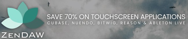 Banner ZenDAW 70% Off Touchscreen Apps