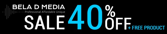 Banner Bela D Media: 40% Off + Free Product