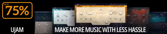 Banner UJAM - Up to 75% Off