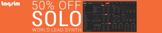Banner TAQSIM: 50% Off Solo World Lead Synth