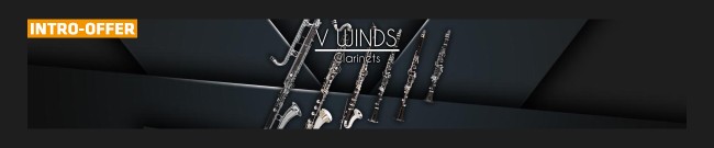 Banner Acoustic Samples: VWinds Clarinets Intro Offer