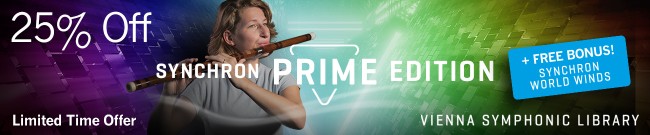 Banner VSL: 25% Off Synchron Prime Edition + Free Bonus