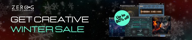 Banner Zero-G: Get Creative Sale - Up to 80% Off