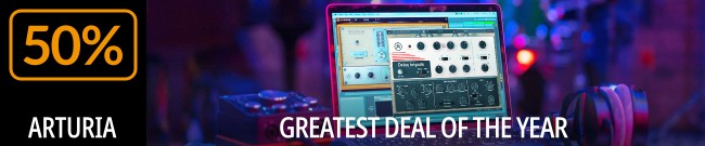 Banner Arturia - 50% Off