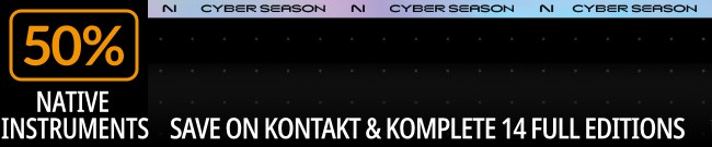 Banner Native Instruments Cyber Season Sale