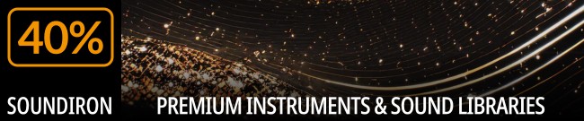 Banner Soundiron - 40% Off