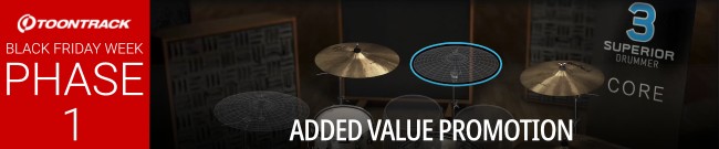 Banner Toontrack - Black Friday Week - Phase 1
