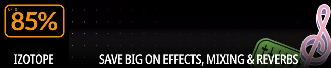 Banner iZotope Cyber Season Sale II