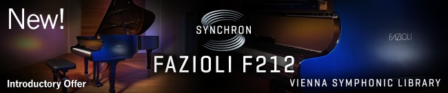 Banner VSL: Synchron Fazioli F212 Intro Offer