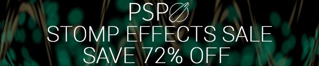 Banner PSP Audioware: 72% Off Stomp Effects