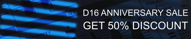 Banner D16 - Anniversary Sale - 50% Off