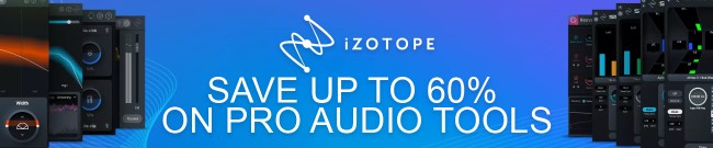 Banner iZotope Mix and Master Sale: Up to 60% Off