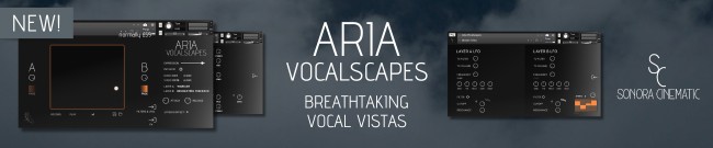 Banner Sonora Cinematic - Aria Vocalscapes - Intro Offer