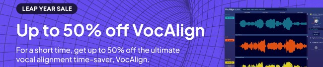 Banner Synchro Arts: Up to 50% Off VocAlign