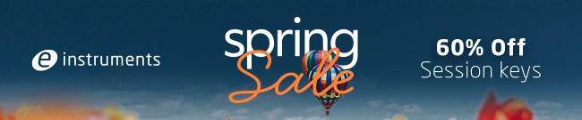 Banner e-instruments Spring Sale