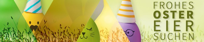 Banner Happy Easter Egg Hunt