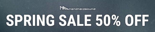 Banner HandheldSound Spring Sale