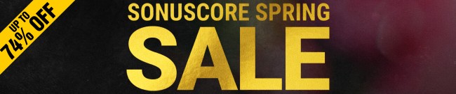 Banner Sonuscore Spring Sale