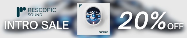 Banner Rescopic Sound - Cosmos - Intro Offer