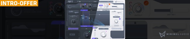 Banner Minimal Audio - Rift - Intro Offer