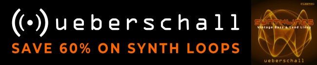 Banner Ueberschall May Sale: 60% Off Synth Loops