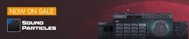 Banner Sound Particles - 25% Off